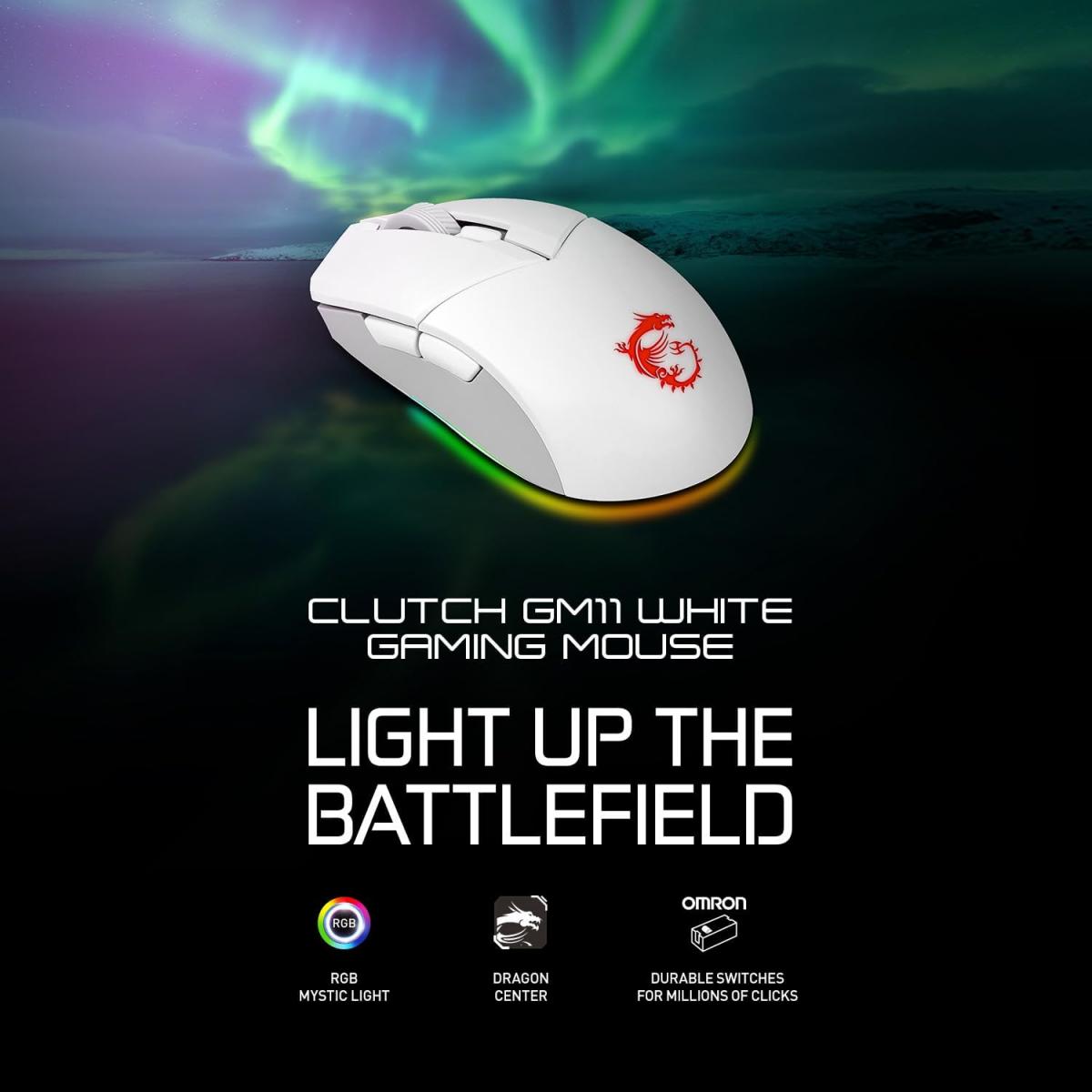 MSI CLUTCH GM11 5000 DPI Gaming Mouse MSI CLUTCH GM11 5000 DPI Gaming Mouse